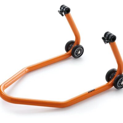 Rear wheel work stand