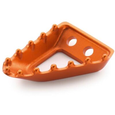 Footbrake lever step plate